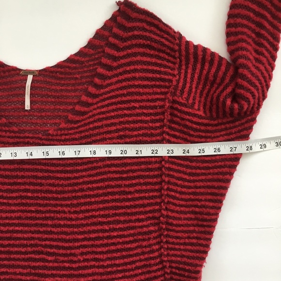Free People Sweater Bumblebee Red Size S - Picture 7 of 9